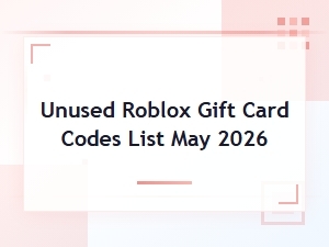 Unused Roblox Gift Card Codes List May 2026 - Free Working Codes